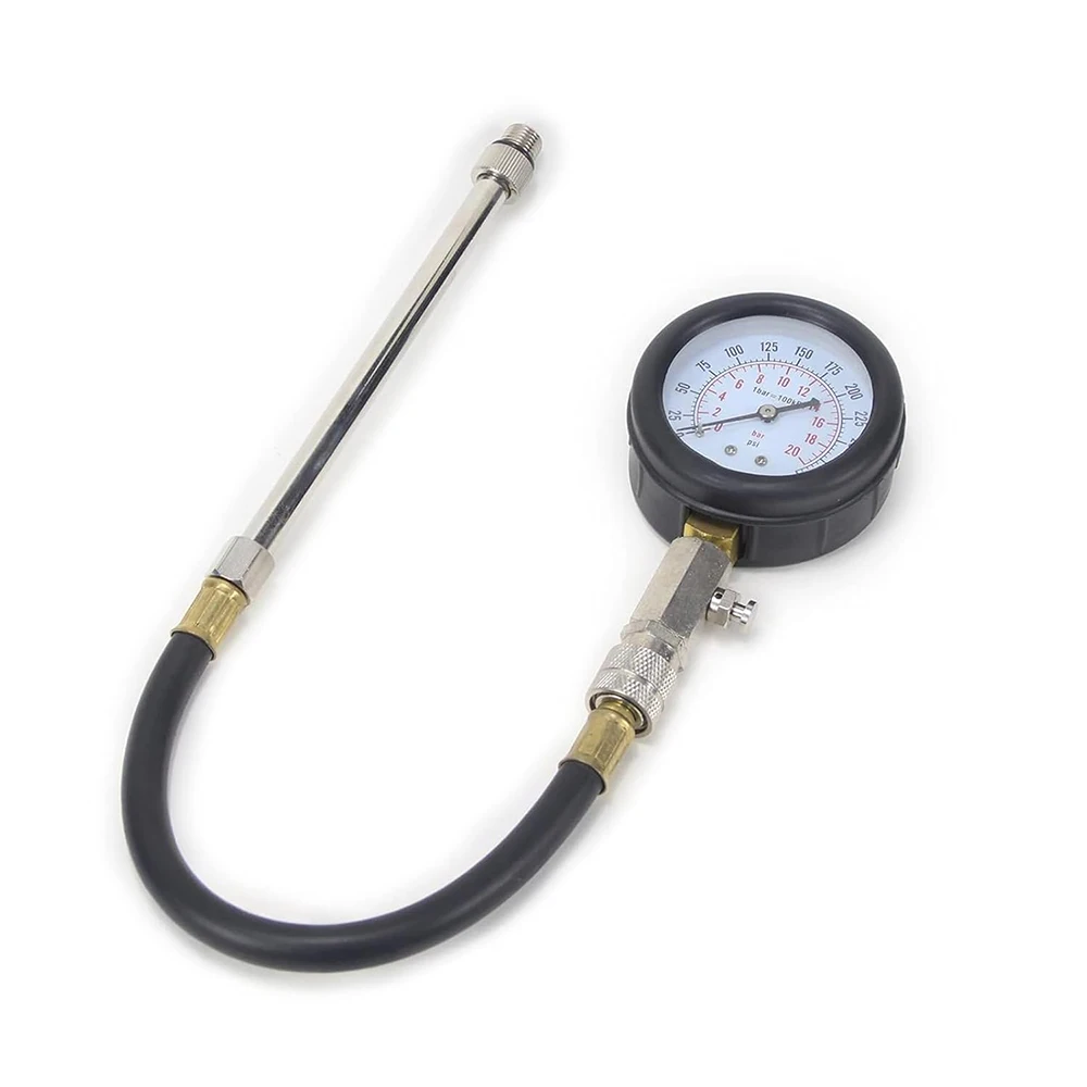 New Rapid Connected Petrol Gas Engine Cylinder Compressor Gauge Meter Test Pressure Compression Tester Leakage Diagnostic