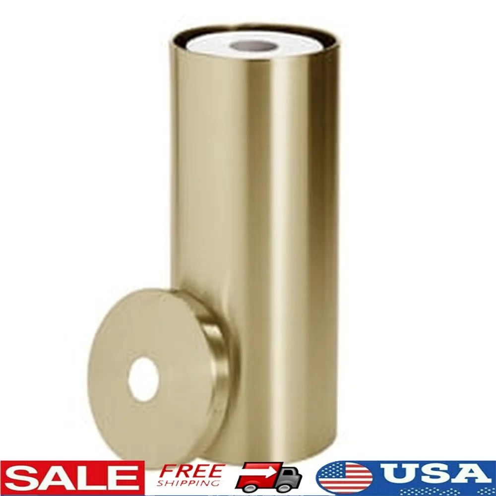 

Отдельно стоящий держатель для хранения туалетной бумаги, 3 рулона, идеальная главная ванная комната, гостевая ванна, комнаты для порошка, прочный стальной дизайн