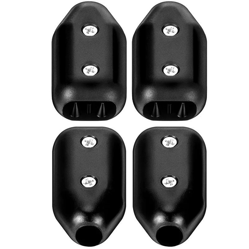 AD23-4 Stück Seilklemmen, wiederverwendbare Seilklemme, 3/8 Zoll Seilverbinderklemme, geeignet für 7–8 mm Nylonseile oder geflochtene Seile