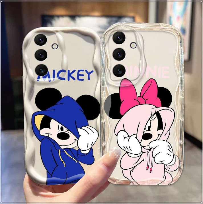 

Disney Mickey Minnie Love Cute For Samsung A55 A54 A53 A52 A35 A34 A33 A32 A25 A24 A23 A22 A21S A15 A13 A14 5G Wave Oil TPU