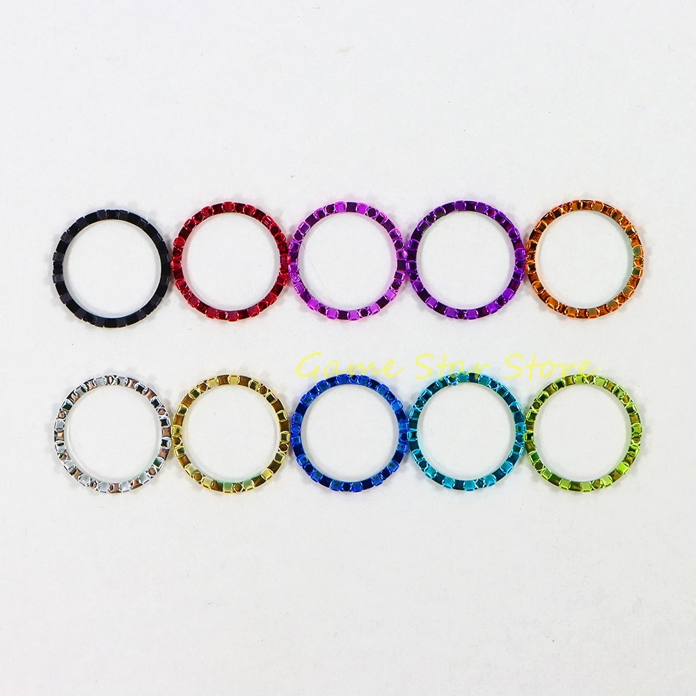 10 قطعة ل PS5 كروم تصفيح لهجة Thumbstick الروك خواتم ل بلاي ستيشن 5 تحكم لعبة الملحقات #6