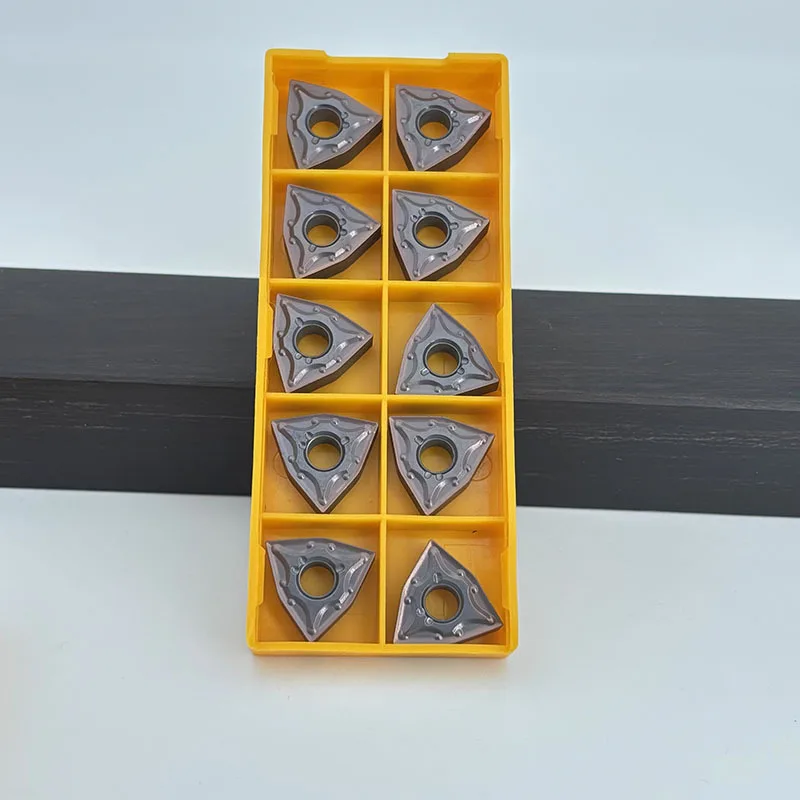 Carbide Inserts WNMG080404 MA WNMG080408-MA VP15TF UE6020 US735 Coated Turning Blade Tool for Steel CNC Lathe