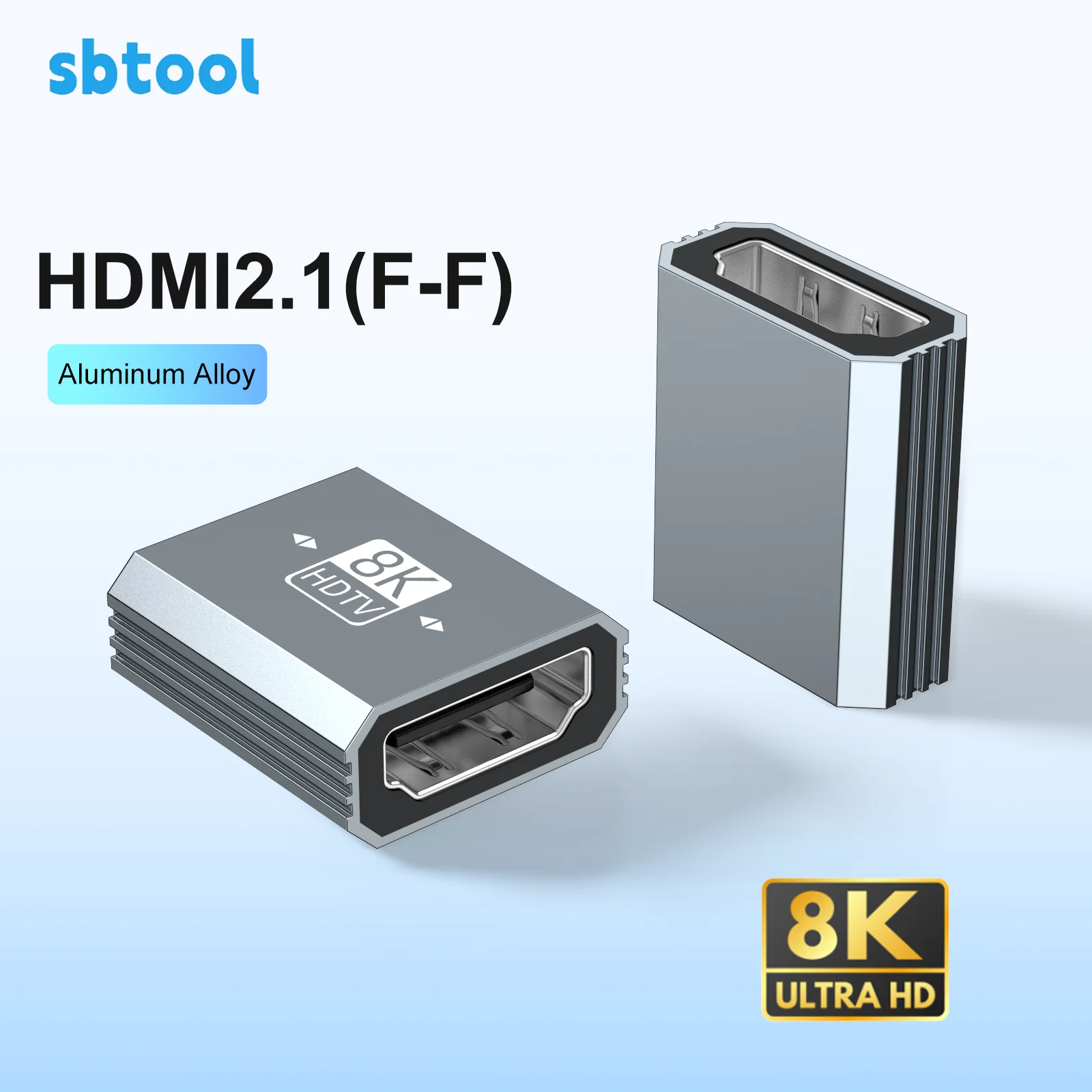 

Hot Selling Aluminum Alloy Premium 8K HDMI Connector Female hdmi to Female HDMI Adapter