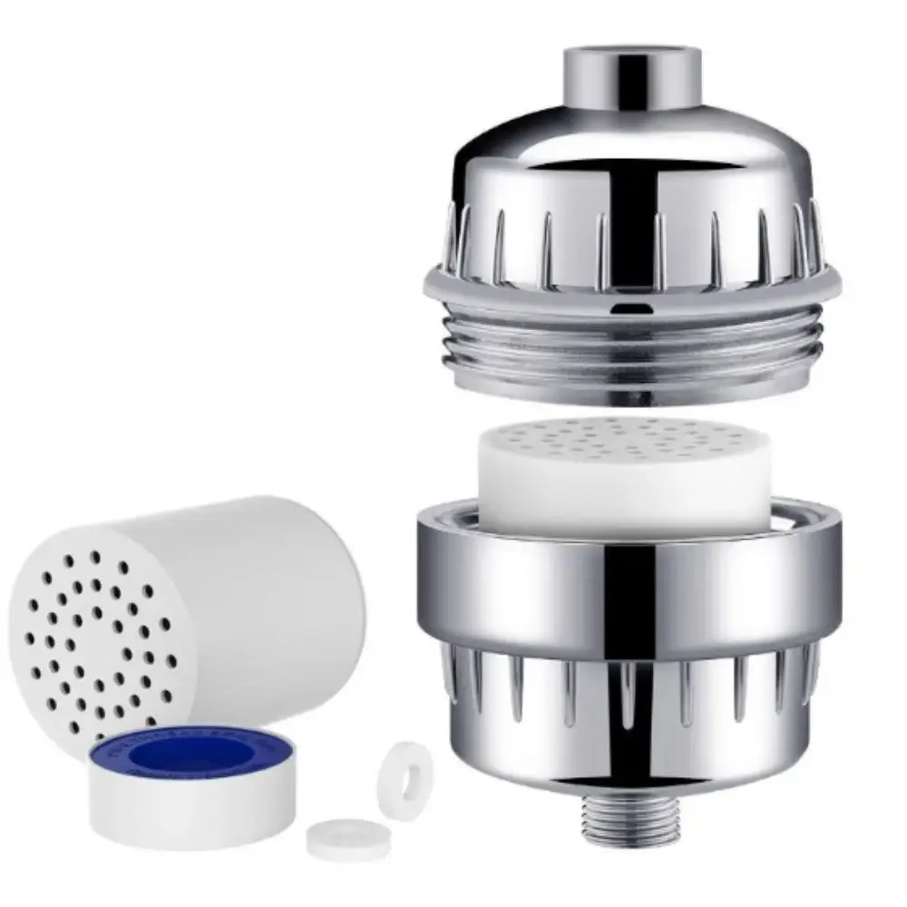 

360° Adjustable Shower Water Purification Filter Reduce Skin Dryness Adjustable Nozzle Shower Head Filter