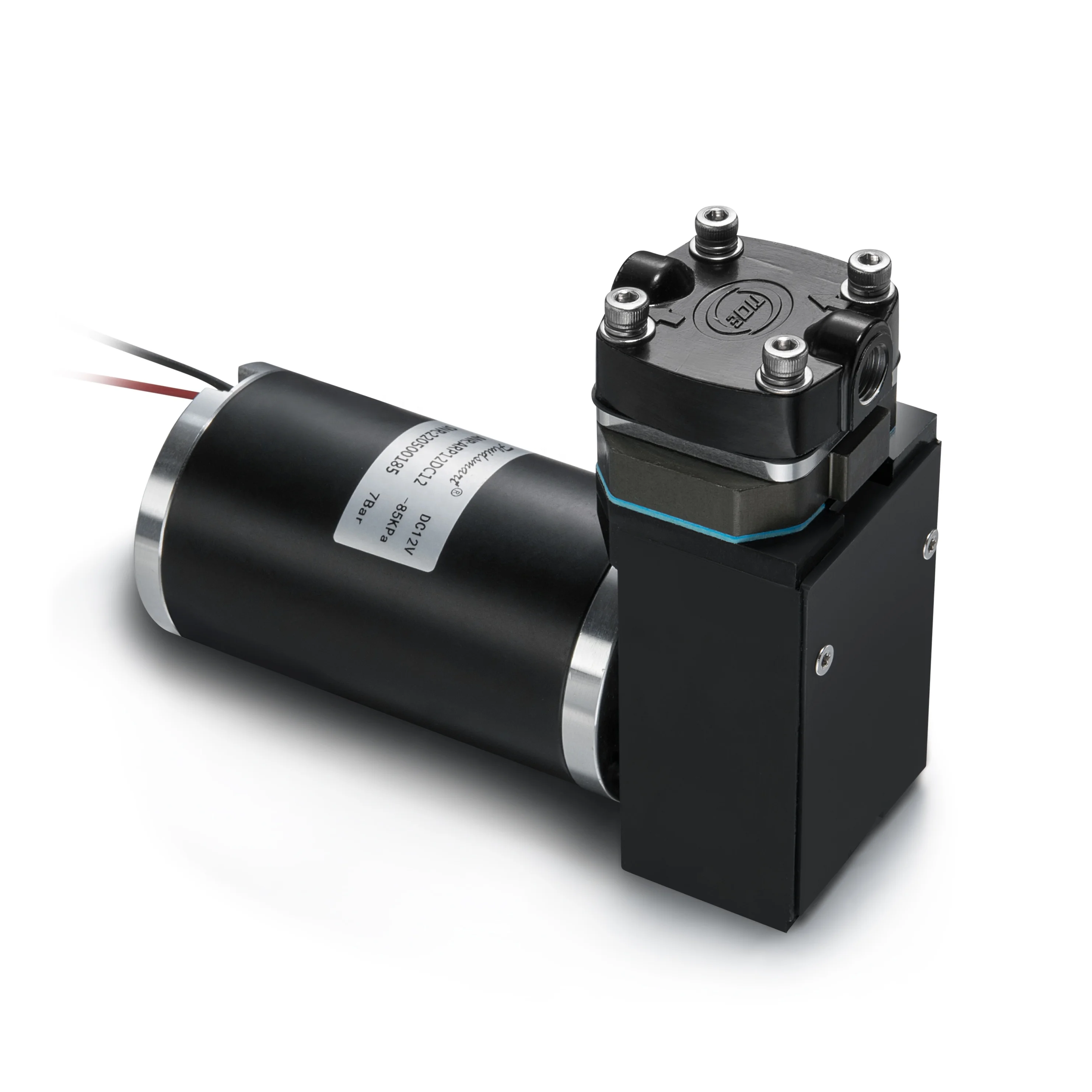 Fluidsmart 10bar ارتفاع ضغط 15L/دقيقة مضخة تفريغ الغاز 12 فولت/24 فولت الفولاذ المقاوم للصدأ تيار مستمر مكبس مضخة هواء مصغرة