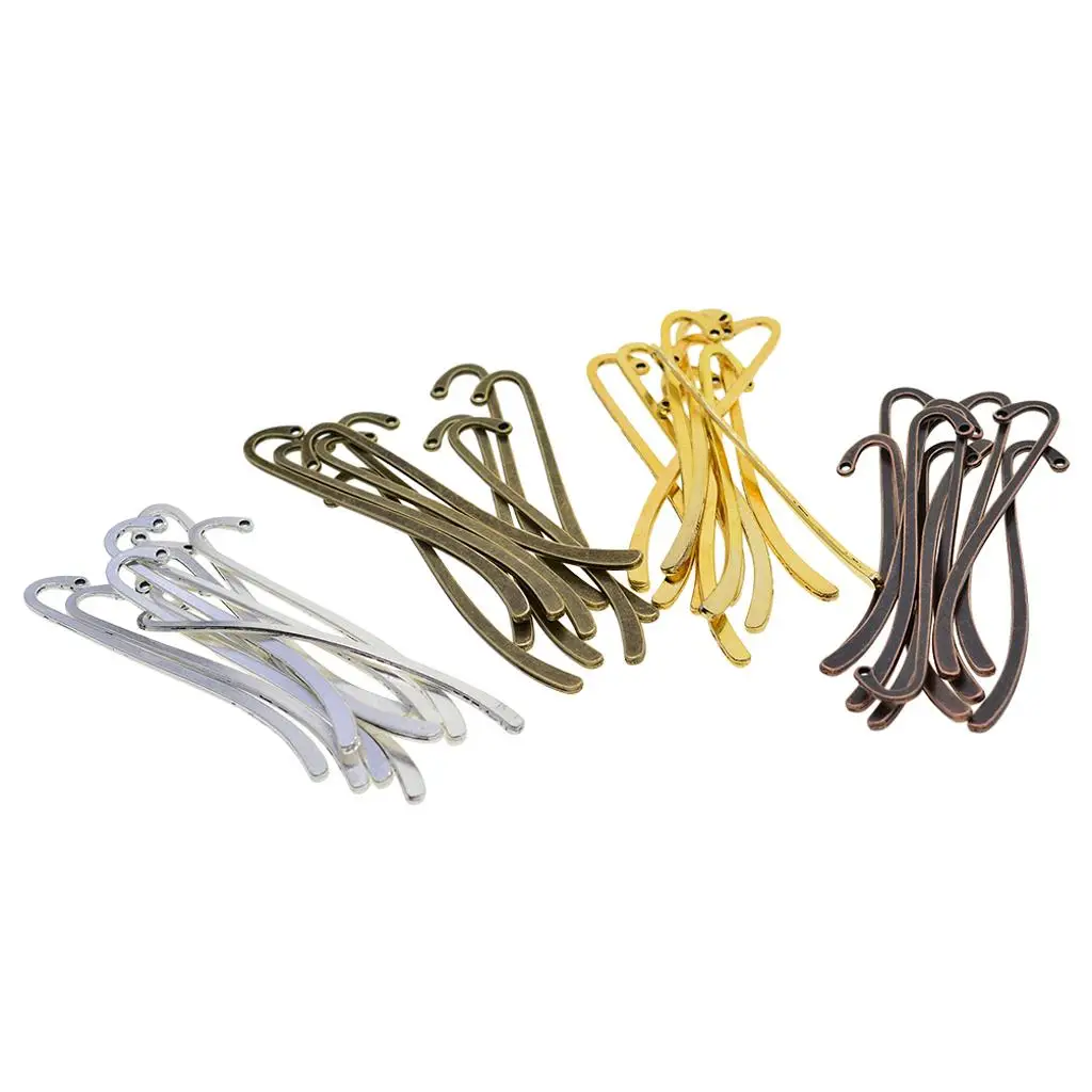 

40 Pieces Vintage Beading Beads Bookmarks Vintage Creative Metal