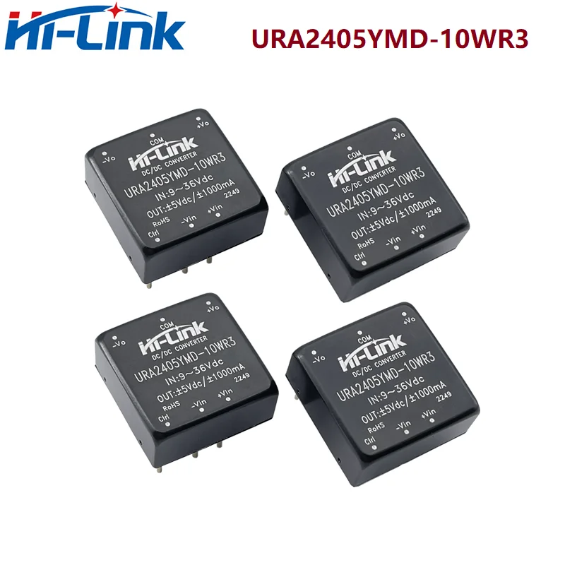 Free Shipping Hi-Link New 10W 24V To 5V 1A DC DC Converter Isolated Switching Step Down Power Supply Module URA2405YMD-10WR3