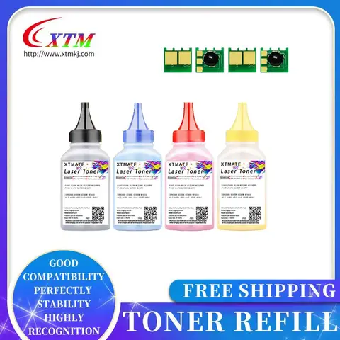 40G Toner with 126A chip CE310A CE311A CE313A CE312A for HP M175a CP1025 CP1025nw 200 color 126A toner refill laser powder