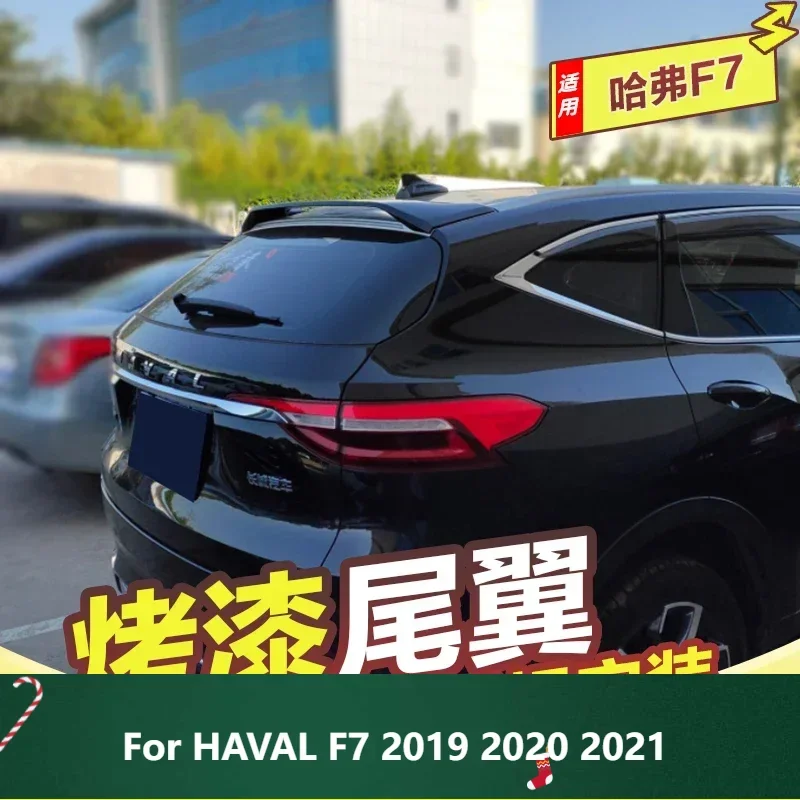 

Roof Spoiler ABS Plastic Rear Trunk Wing Accessories For HAVAL F7 2019 2020 2021