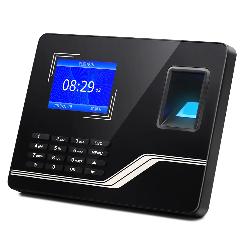 F20 Biometric Time Clock Attendance Recorder Ethernet Connectivity Wiegand Access Control Fingerprint Measurement