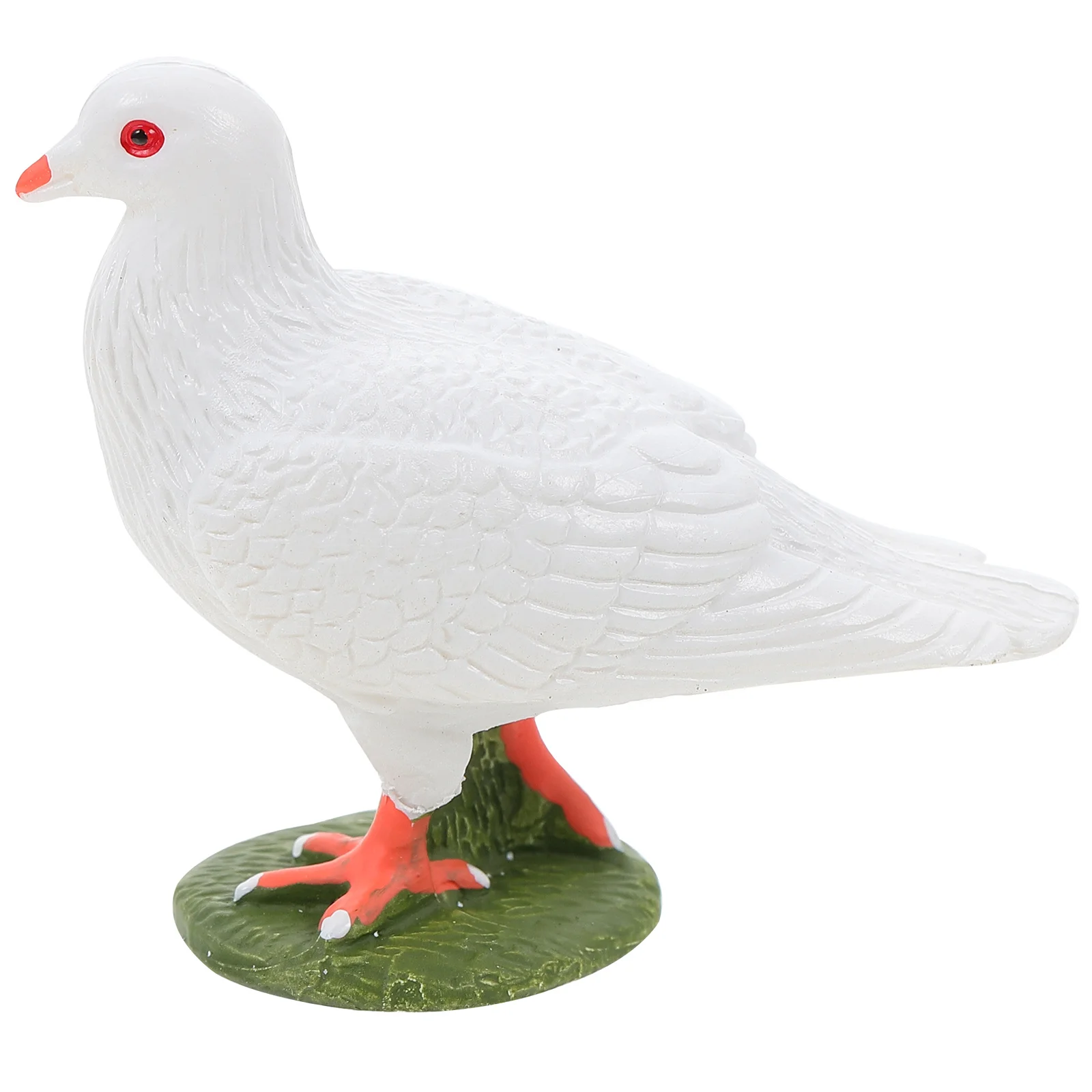 Pigeon Model Toy Miniature Ornaments Garden Parrot Decor Landscape Dove Decoration Kids Micro Artificial Bird Figurine