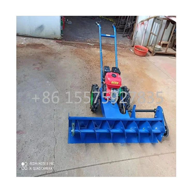 

7.5 horsepower self-propelled snow pusher community property snow clearing machine municipal engineering snow plowing machine