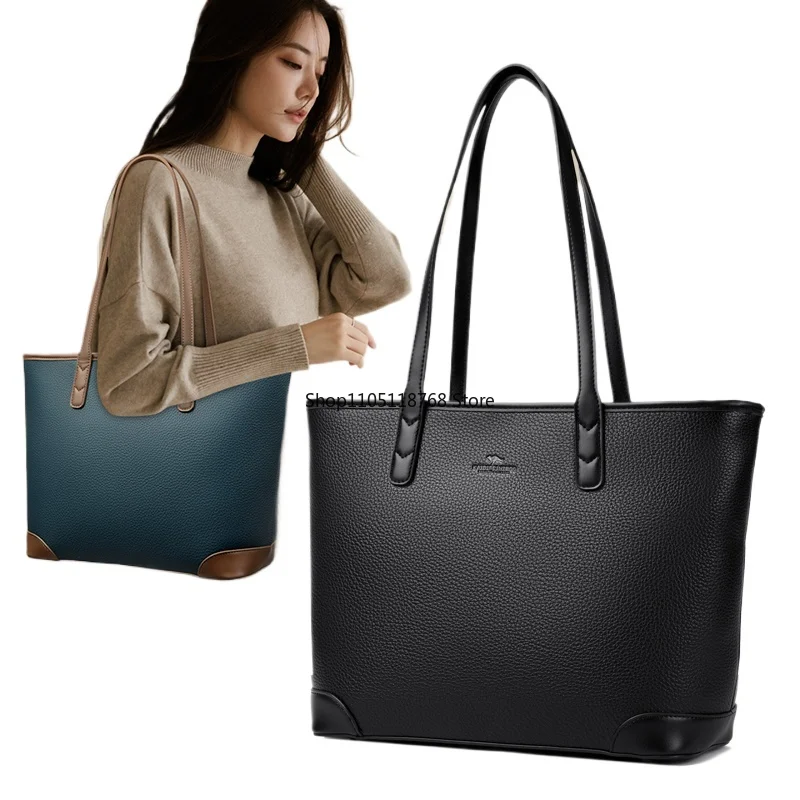 

Сумка на плечо из натуральной кожи, женская большая сумка, новая роскошная дизайнерская большая сумка для женщин, брендовые сумки-шоппер, женские сумки