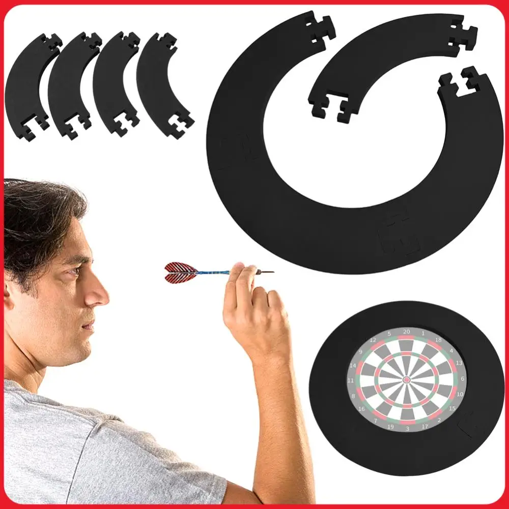 

EVA Dartboard Surround Jigsaw Ring Design Dart Board Ring Lightweight Splicing Dart Board Wall Protector Dartboard Surround Ring