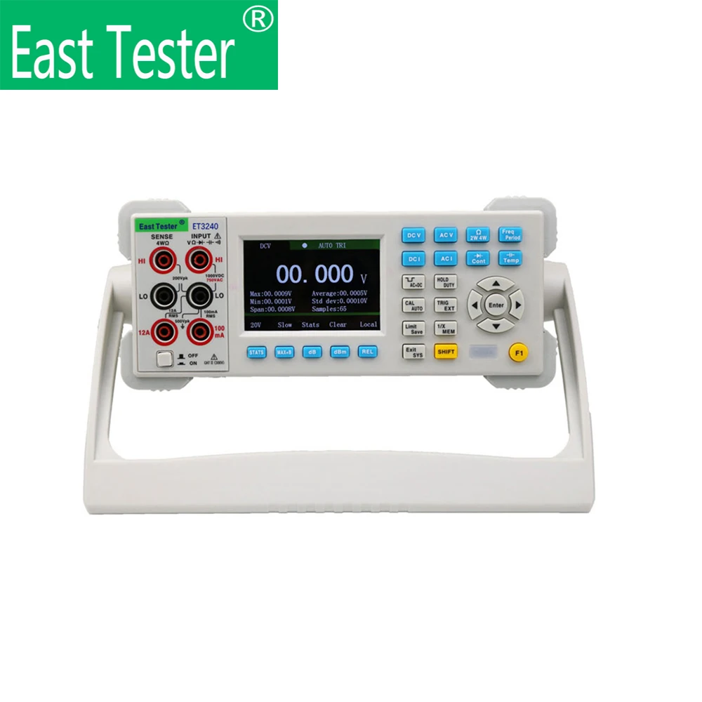 East Tester ET3240 4½ Digits True RMS Benchtop Digital Multimeter,DC/AC Voltage Current Resistance Capacitance Frequence Period