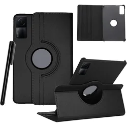 360 Degree Rotating Case For Xiaomi Redmi Pad SE Cover 11inch 2023 PU Leather Tablet Cover Redmi Pad SE (11