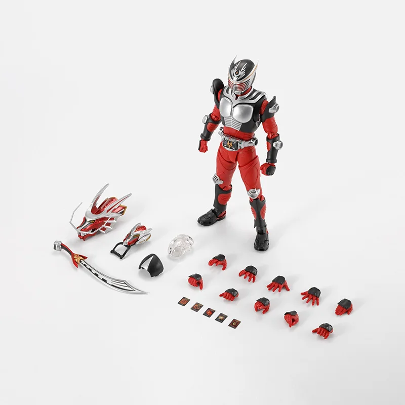 Original Bandai SHF escultura de hueso real Kamen Rider RYUKI MIRROR WORLD figura de acción adornos de regalo colección de modelos de juguetes de anime