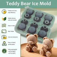 Molde de Hielo de Silicona con Oso de Peluche