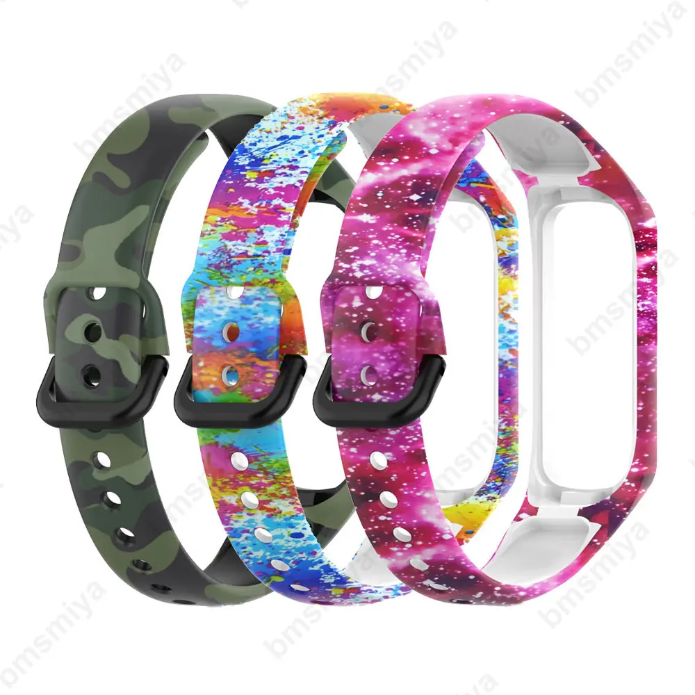 Cinturino colorato in silicone 3 pezzi per Samsung Galaxy Fit 2 SM-R220 Smart Watch Bracciale da polso per Galaxy Fit 2 R220 Sostituzione