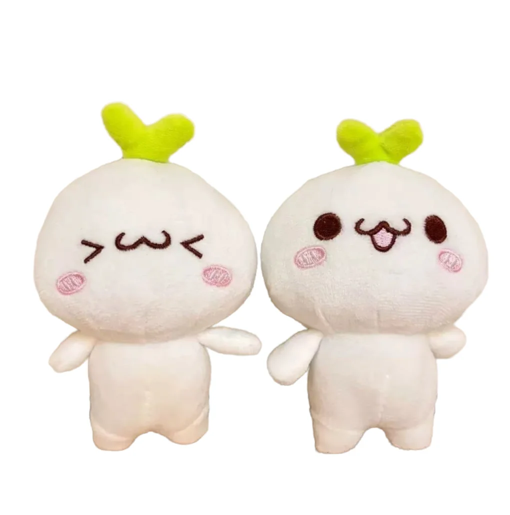 24pcs/lot 12cm Cute Long Grass Yantuanzi Plush Toy Charm Bag Keychain Ornament Gift for Best Friends