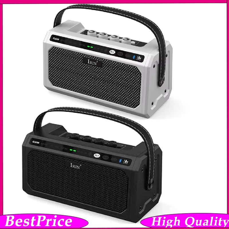 

IRIN TG-08 Electric Guitar Amp Electric Guitar Speaker Charging Bluetooth Built-in Drum Sound System Electric Guitar Amplifier