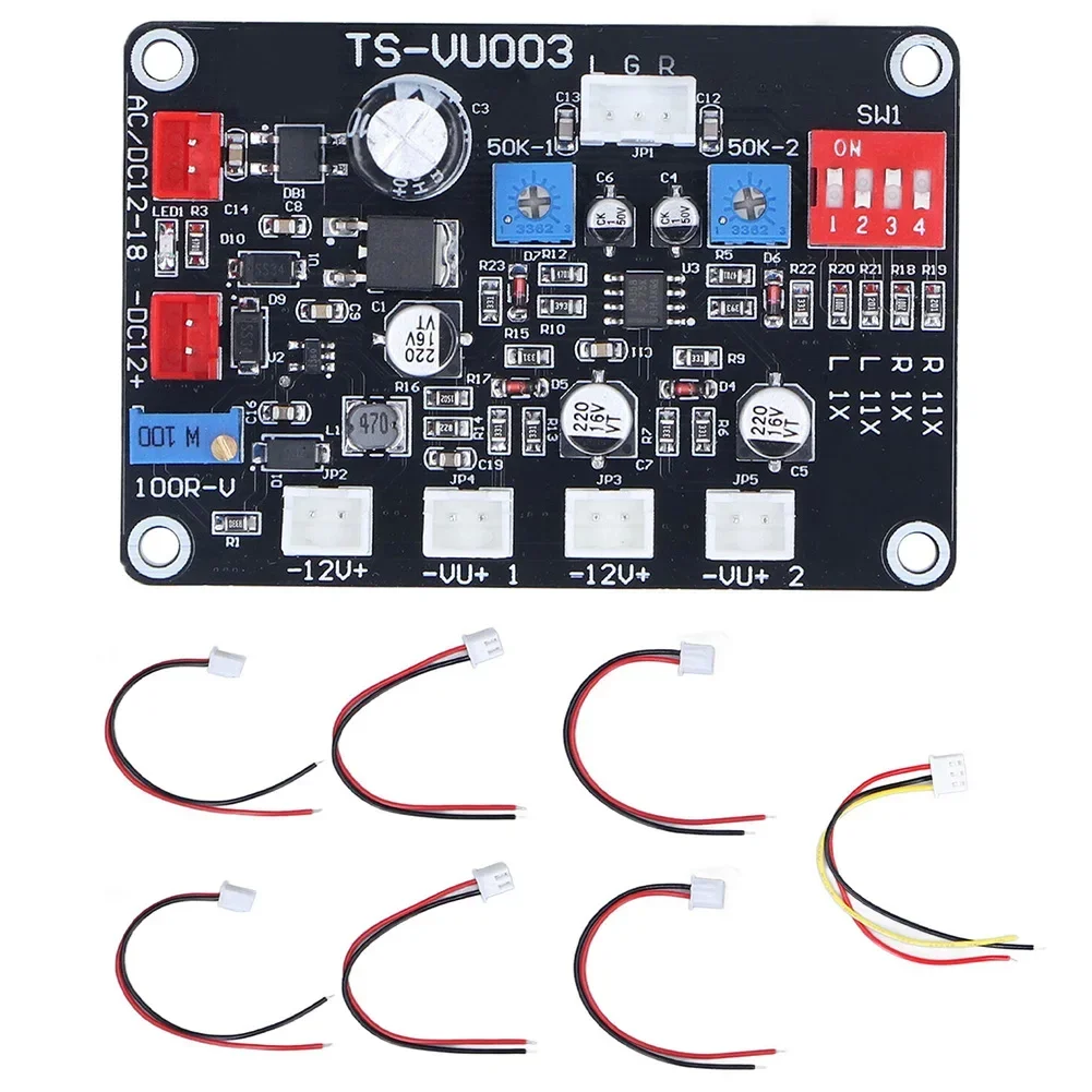 Placa do motorista do medidor de TS VU003 VU, ajuste a luz de fundo, painel passa-baixa frequência, acessórios