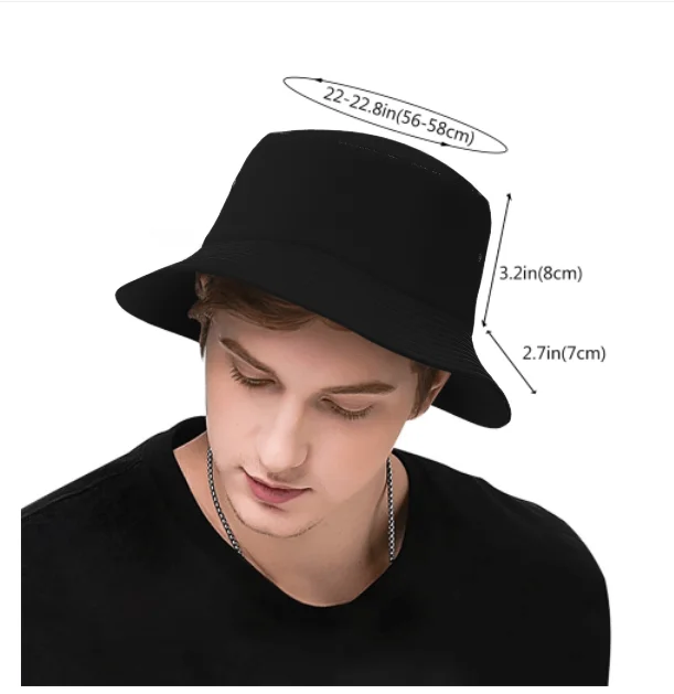 Zebra Stripe Print Bucket Hat Unisex Summer Sun Hat UV Protection Casual Outdoor Streetwear Aesthetic Fisherman Hat