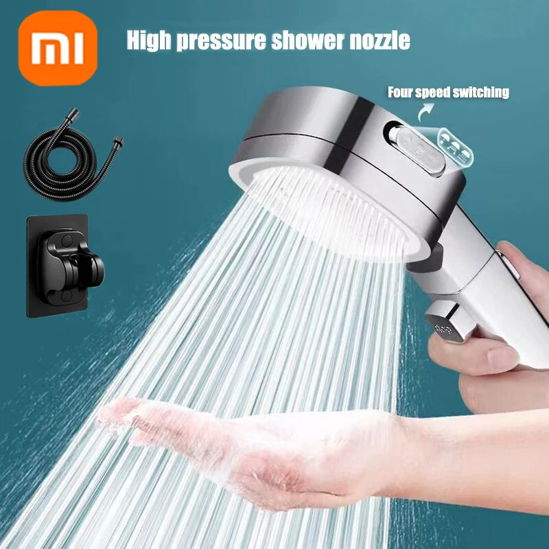 Xiaomi High Pressure Shower Head Water Saving 3-Modes Shower Adjustable Water Massage Sprayer Shower Set Bathroom Accessories