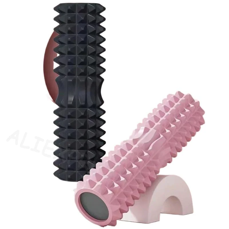 [M]High Density Spiky Foam Roller Non Toxic Odorless Surface For Yoga Post Workout Muscle Relaxation FitnessAuto Parts 112 Store