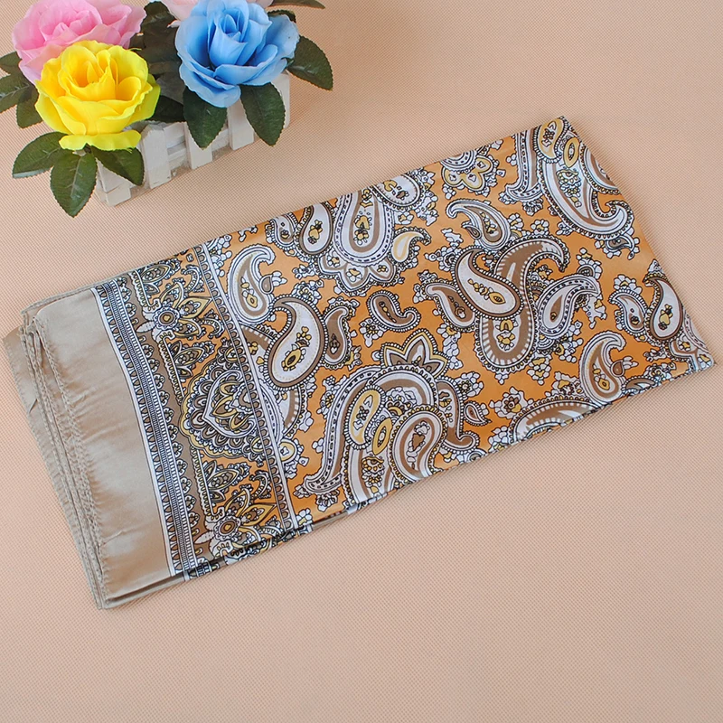 Classic Paisley Cashew Flower 90 Color Ding Large Square Scarf Silk Scarf Wholesale