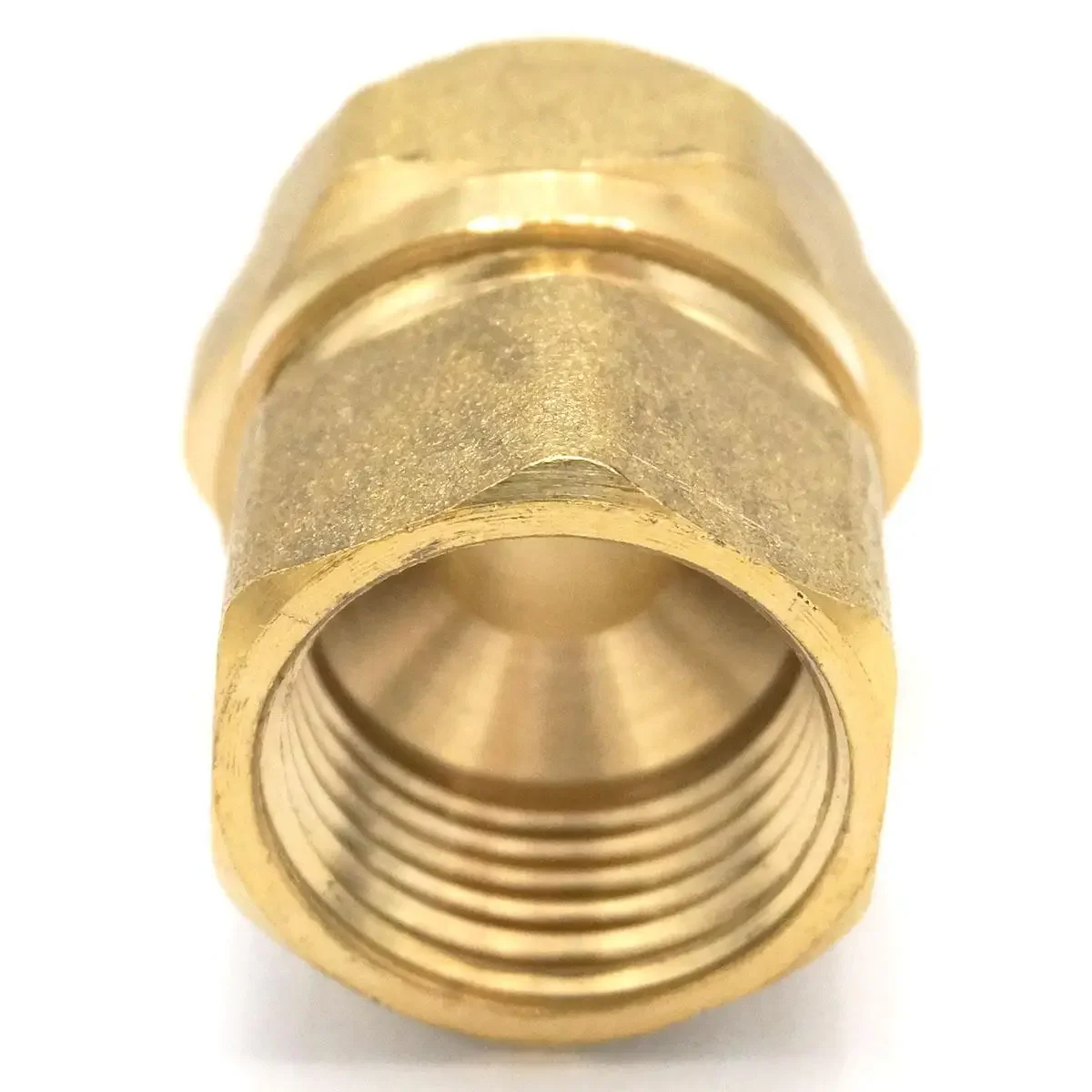 Tubo de PEX-AL-PEX hembra IDxOD x 1/2 "BSP, Conector de compresión de latón recto para calefacción de suelo, 14x18mm