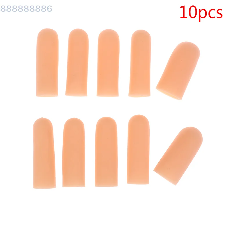 10 قطعة/المجموعة سيليكون جل أنبوب اليد الضمادات حماة الأصابع لتخفيف الآلام الإبهام قبعات للراحة والدعم