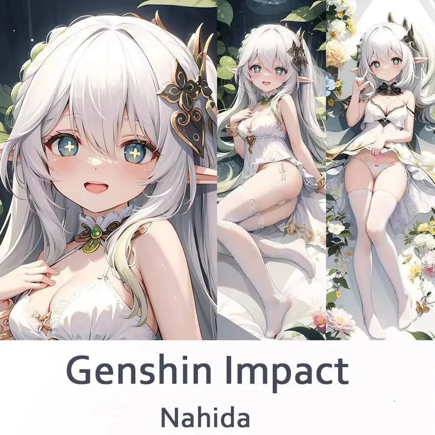 

Impact Nahida Body Pillow Case Cover Genshin Anime Game Dakimakura Hing Cushion Home Bed Xmas Gifts