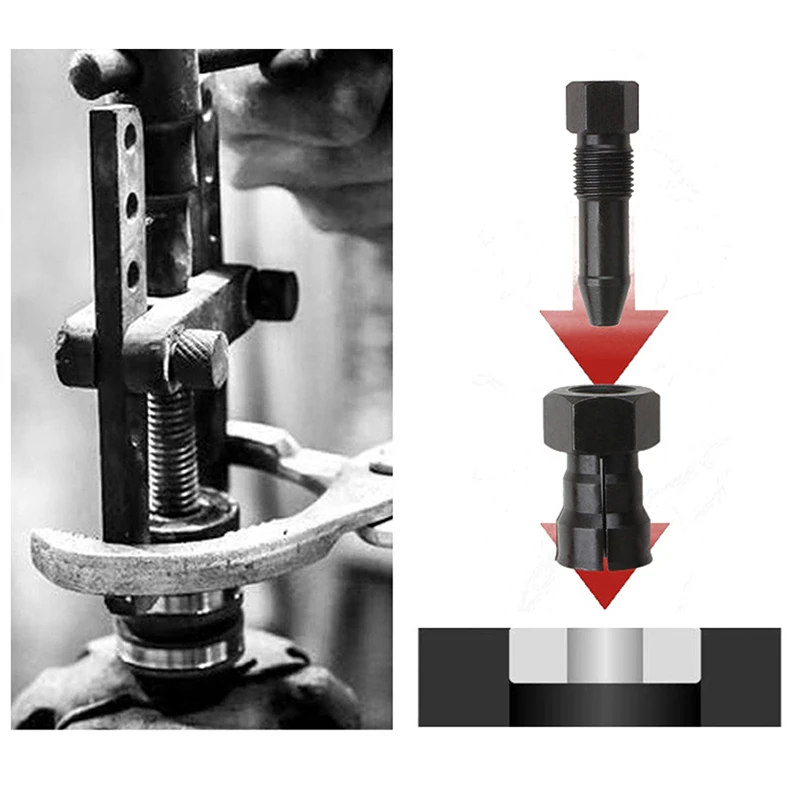 10 sztuk praktycznego mechanicznego ściągacza do usuwania łożysko motocyklowe ściągacz do łożysk z pudełkowym zestawem ściągacz do łożysk