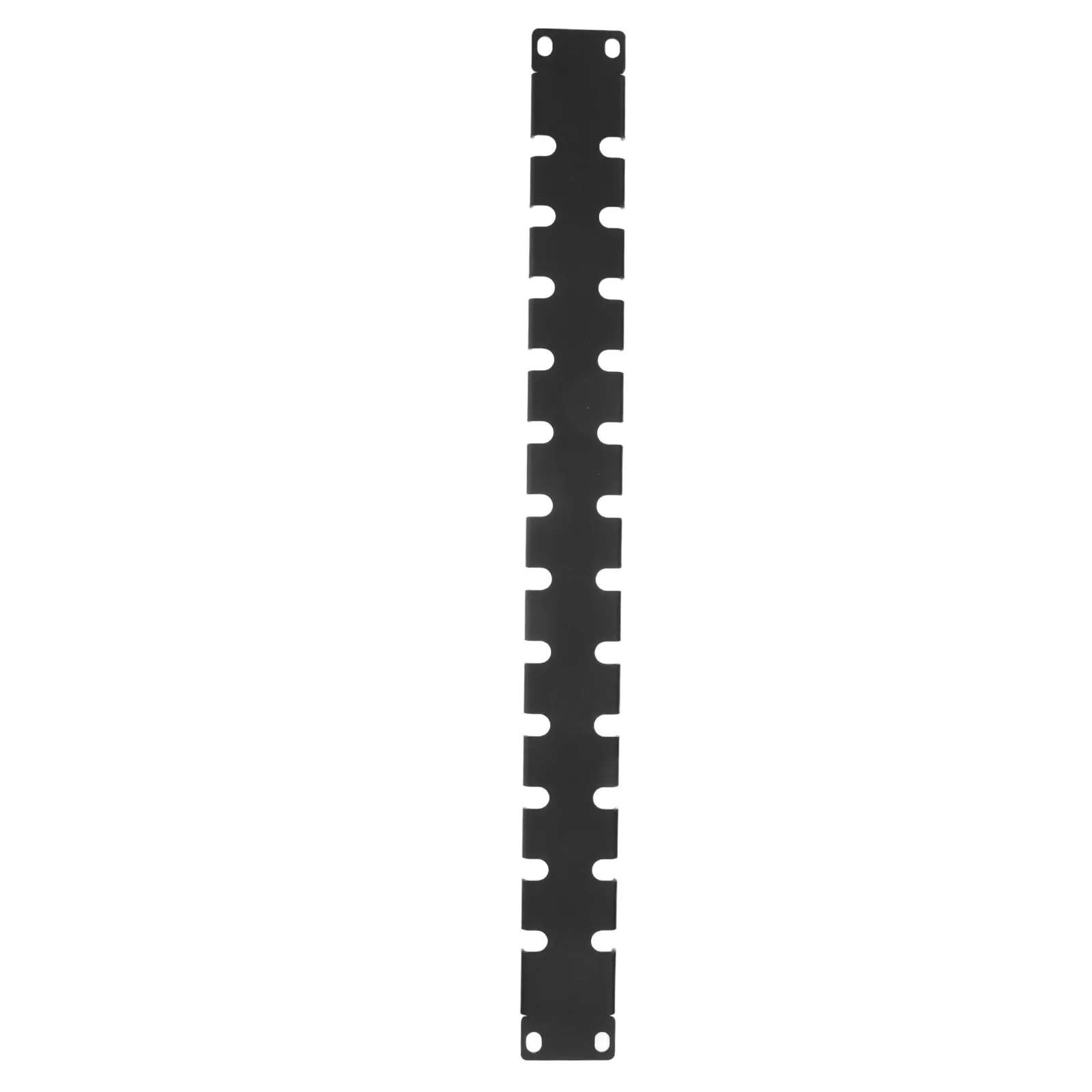 Fishbone Shaped Cable Management Panel 19 Dual Sided Cold Rolled Steel Rack Mount Cable Organizer Server Rack Organizer