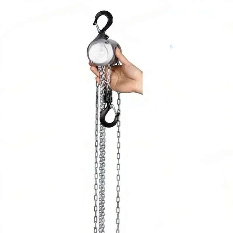 Mini Hand Chain Hoist Hook Mount 0.25/0.5 Ton Capacity 3M Lift Portable Manual Lever Block Lifting