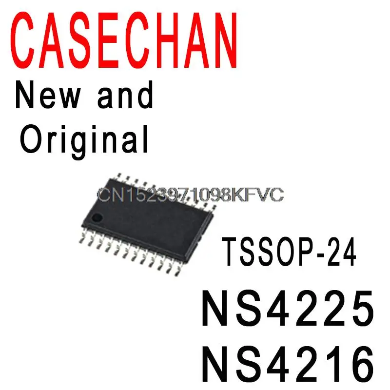 2 قطعة TSSOP-24 SMD فئة D الصوت ثنائي القناة مكبر كهربائي في المخزون IC NS4225 NS4216