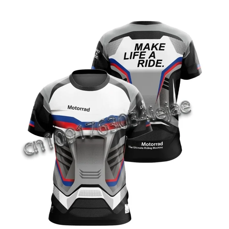 

25 Racing Team For BMW Motorrad Jerseys ADVENTURE Riding Sport Travel TShirt Blue Motorcycle Breathable Summer Quick Dry Fashion