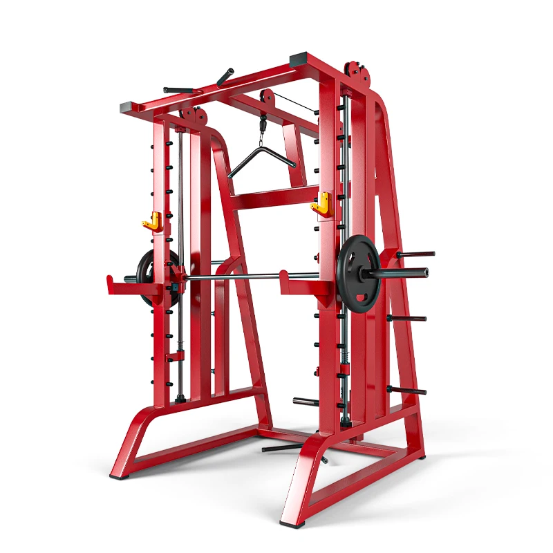 

High Quality All in One Smith Machine with Lat Pulldown Plate Loaded Weightlifting Machine