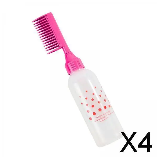 2xroot Comb Bottle Hair Dye Bottle Comb Accessory Pc for Home