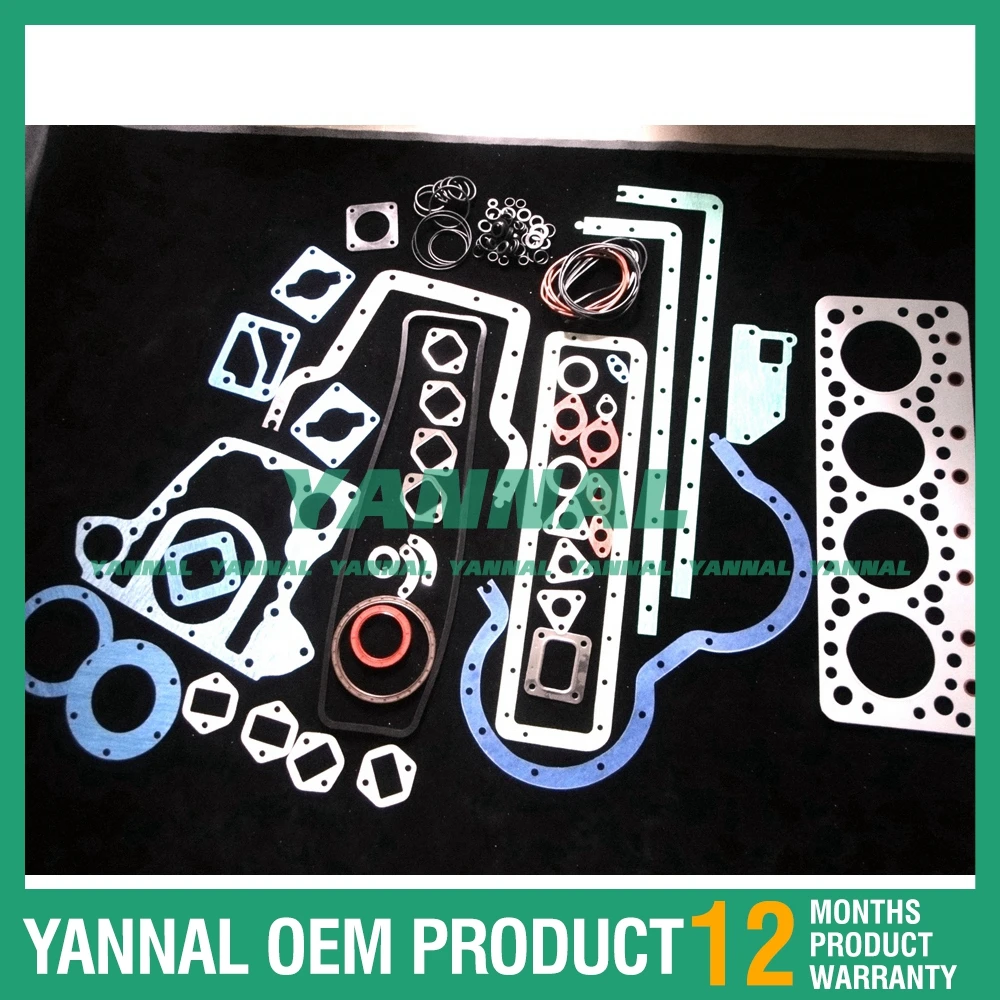 For Komatsu 4D120 Full Gasket Kit Engine Assy Parts