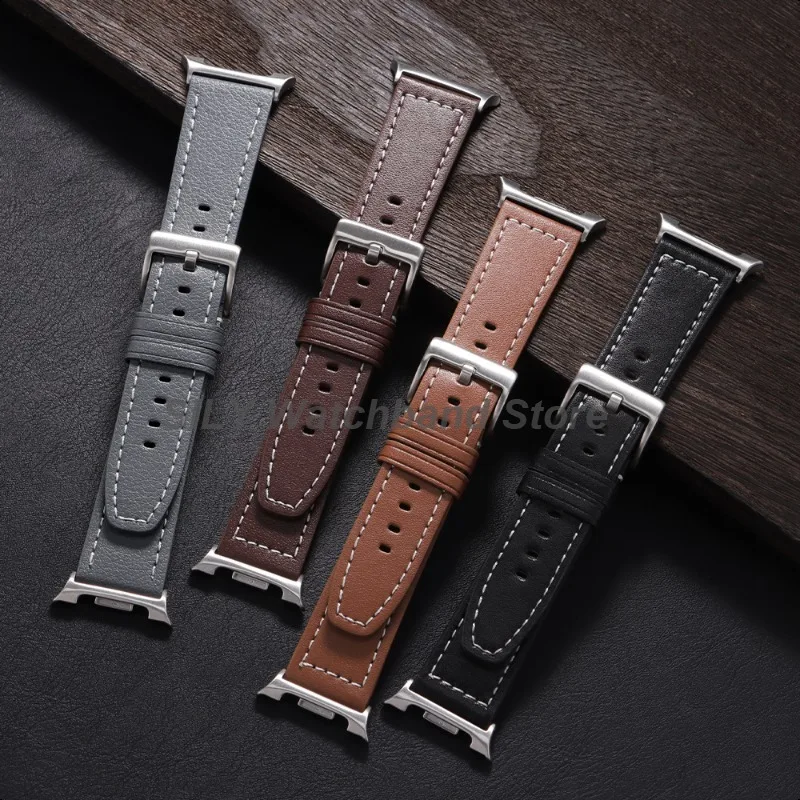 per Samsung Galaxy Watch 8 Ultra cinturino in pelle cinturino sportivo braccialetti da lavoro donna uomo cinturino per Galaxy Watch8