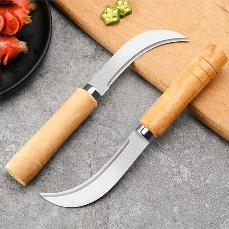 Cuchillo Pelador Especializado para Cocina, Pelador de Frutas y Verduras de Acero Inoxidable, Machete Pequeño, Herramienta Creativa para el Hogar