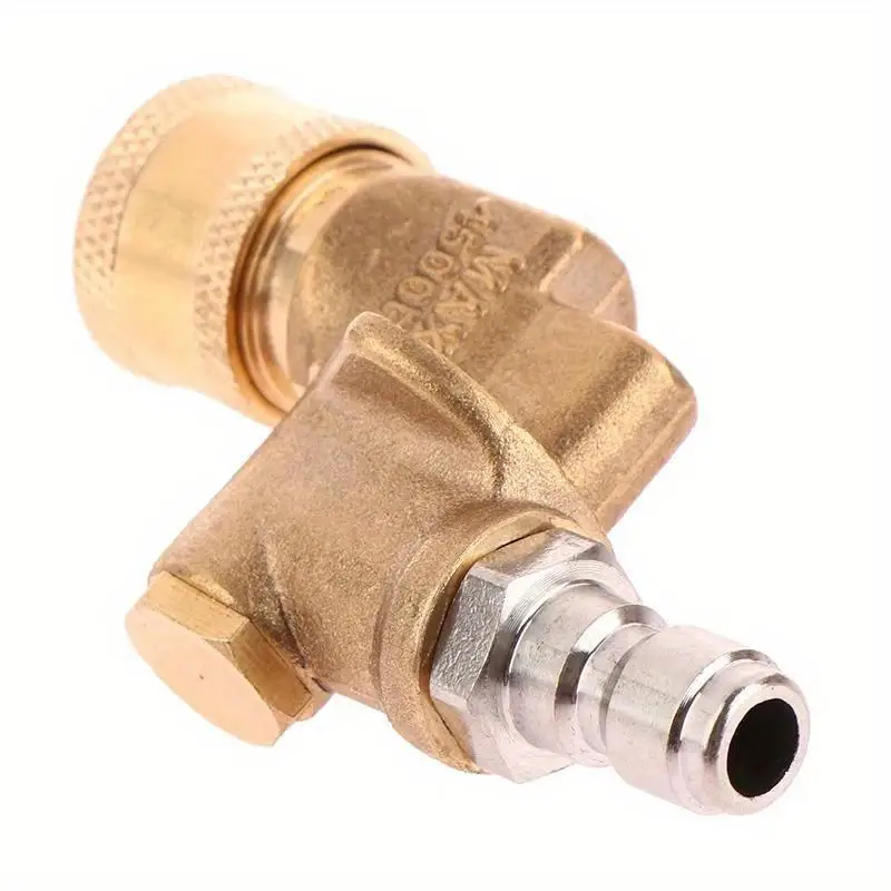High Pressure Car Washer 14 Quick Connect Rotary Coupler Adjustable Adapter with 5 Spray Nozzles Copper Connection image 6