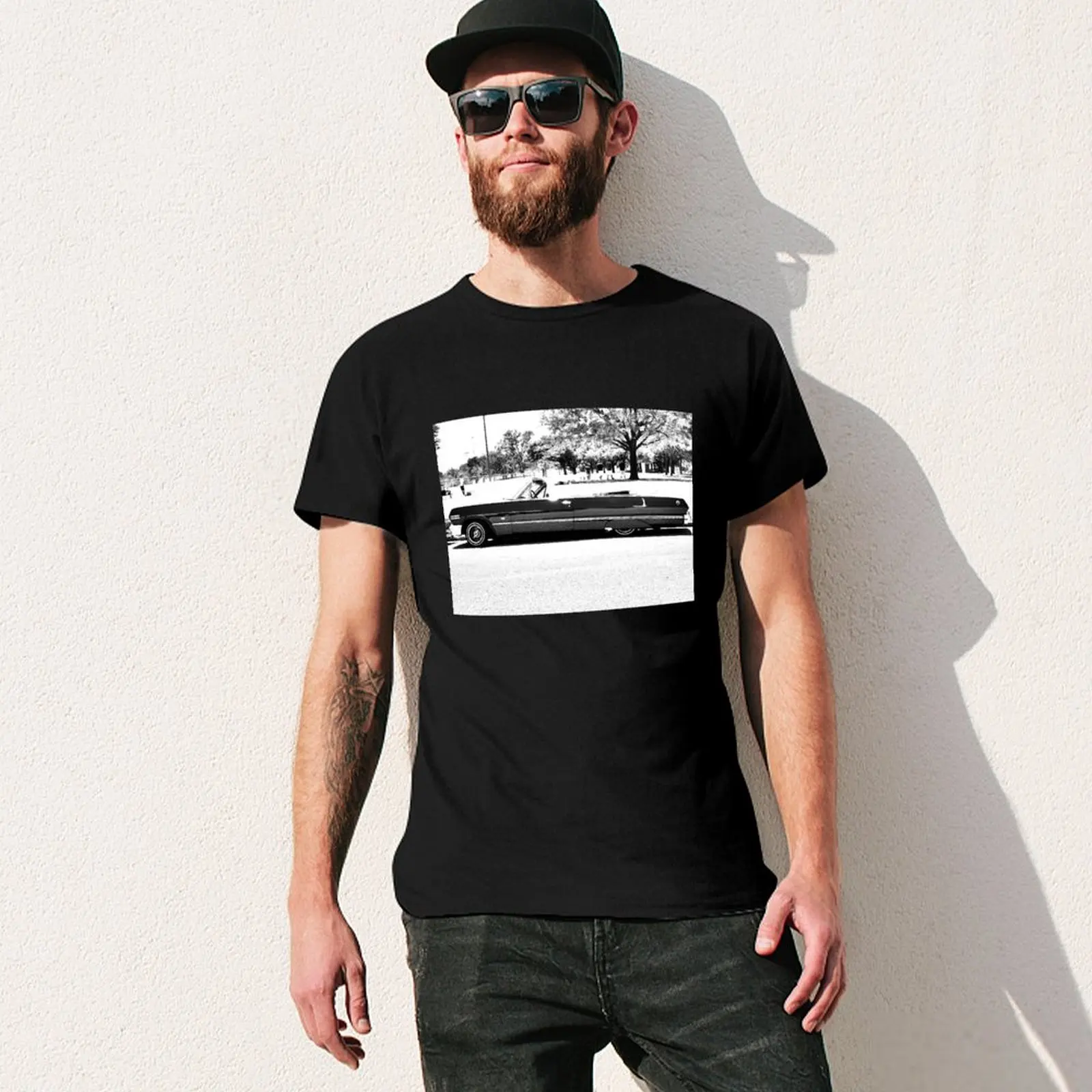 Lowrider Sunday T-Shirt tees summer top oversized t shirts for men