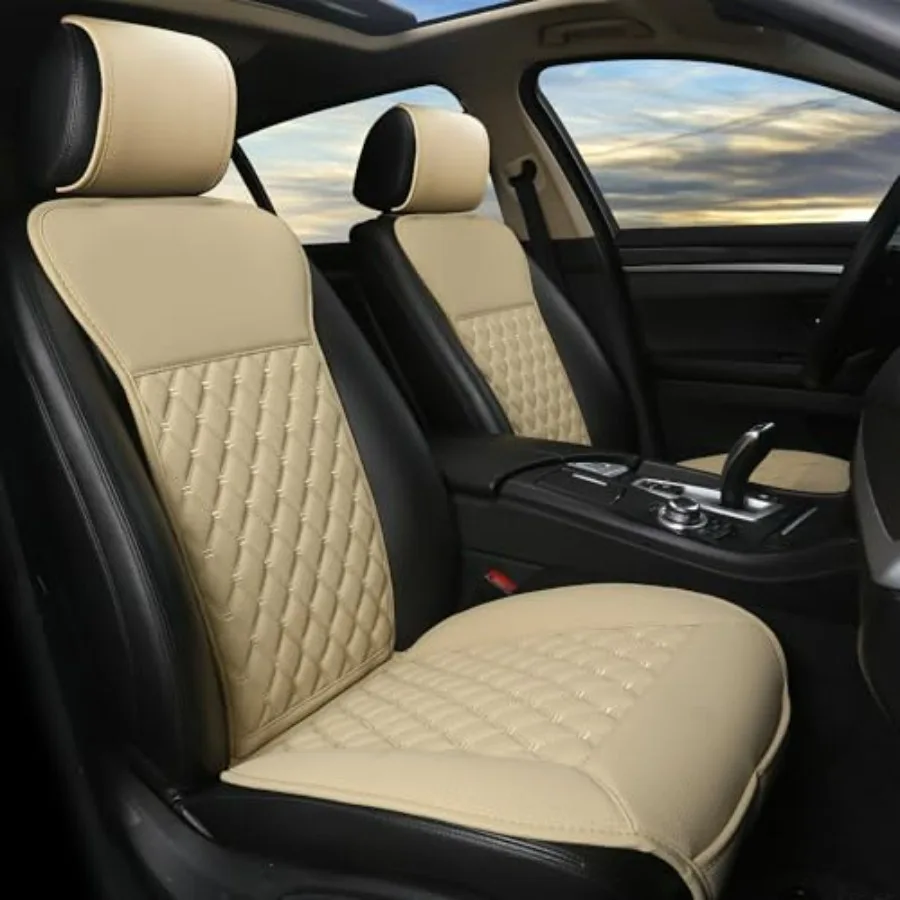 

1 пара роскошных универсальных чехлов для автомобильных сидений с защитой от скольжения, для водительского сиденья, с частичным покрытием спинки, только для средней части