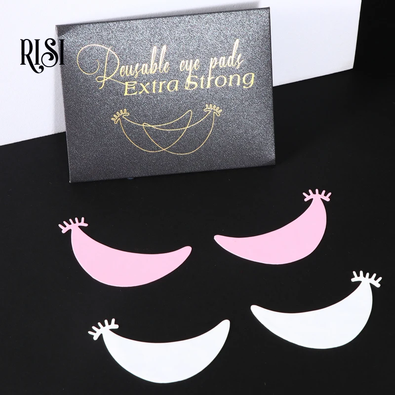 RISI Cute Eyelash Silicone Reusable Under Eye patches For Eyelash Extension Patch Supplies Accessories Tools