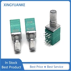 1PCS Sealed 12-Pin RK097G R097 Type 4 Link Audio Power Amplifier Potentiometer B10K B20K B50K B100K Flower Shaft Length 15MM