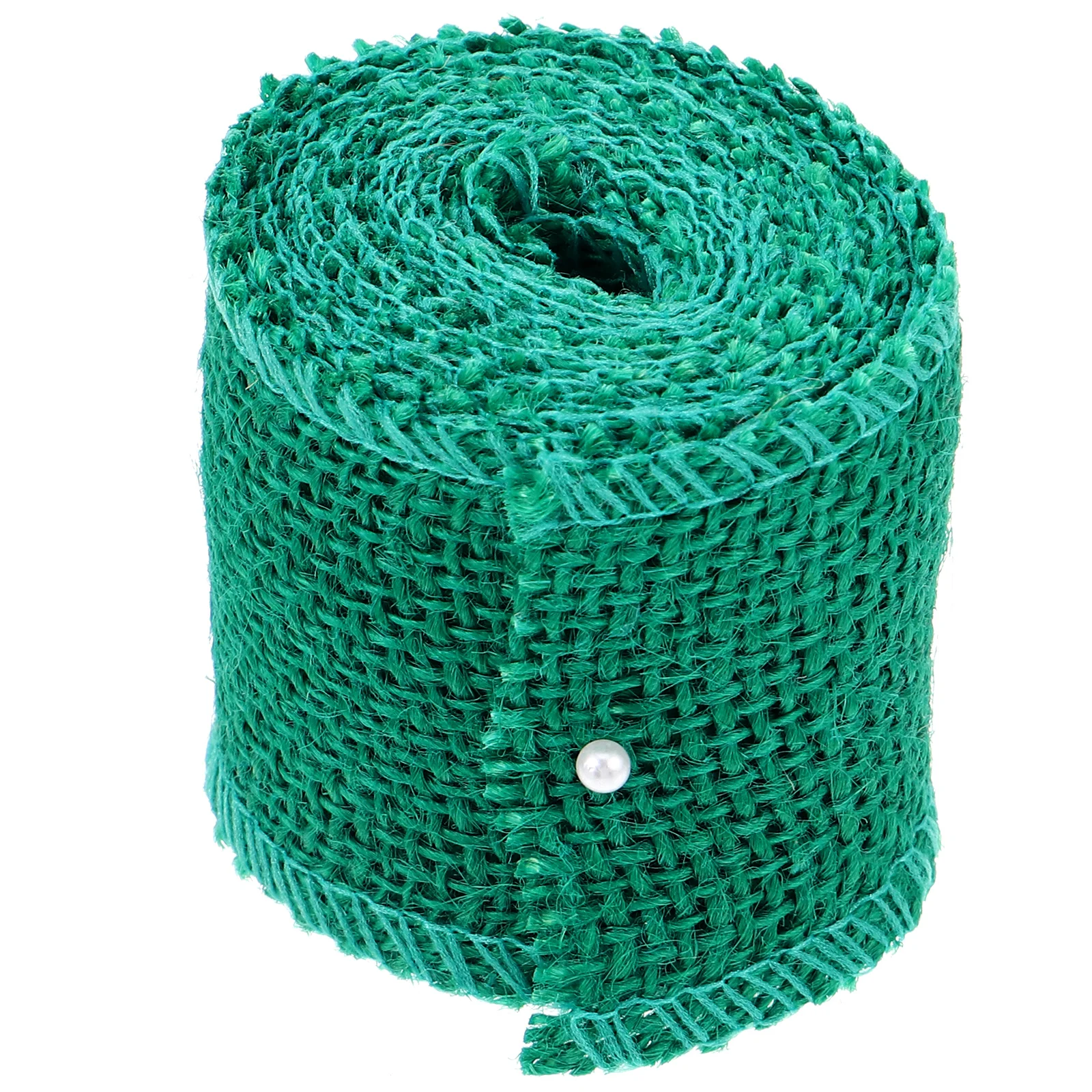 

2M Burlap Ribbon Roll Green Jute Material for Christmas Decoration Craft Projects Wedding Wreaths Natural Eco Friendly Versatile