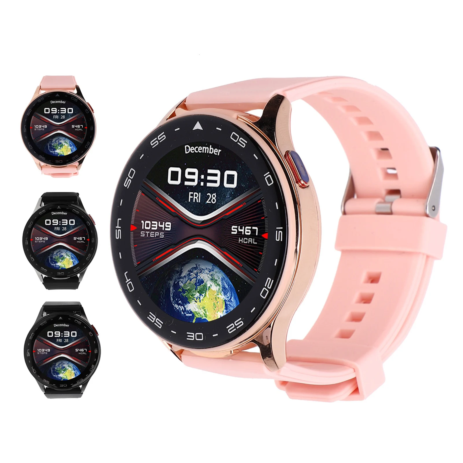 

Спортивные смарт-часы из ABS-пластика и цинкового сплава с TPU-покрытием, водонепроницаемые IP67, с AI-шумоподавлением, магнитным чехлом, для женщин, для бега